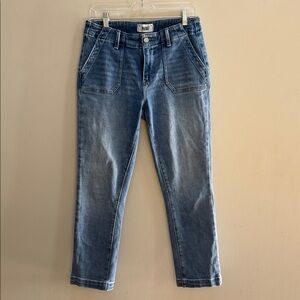 PAIGE Light Blue Denim Pants MAYSLIE 28